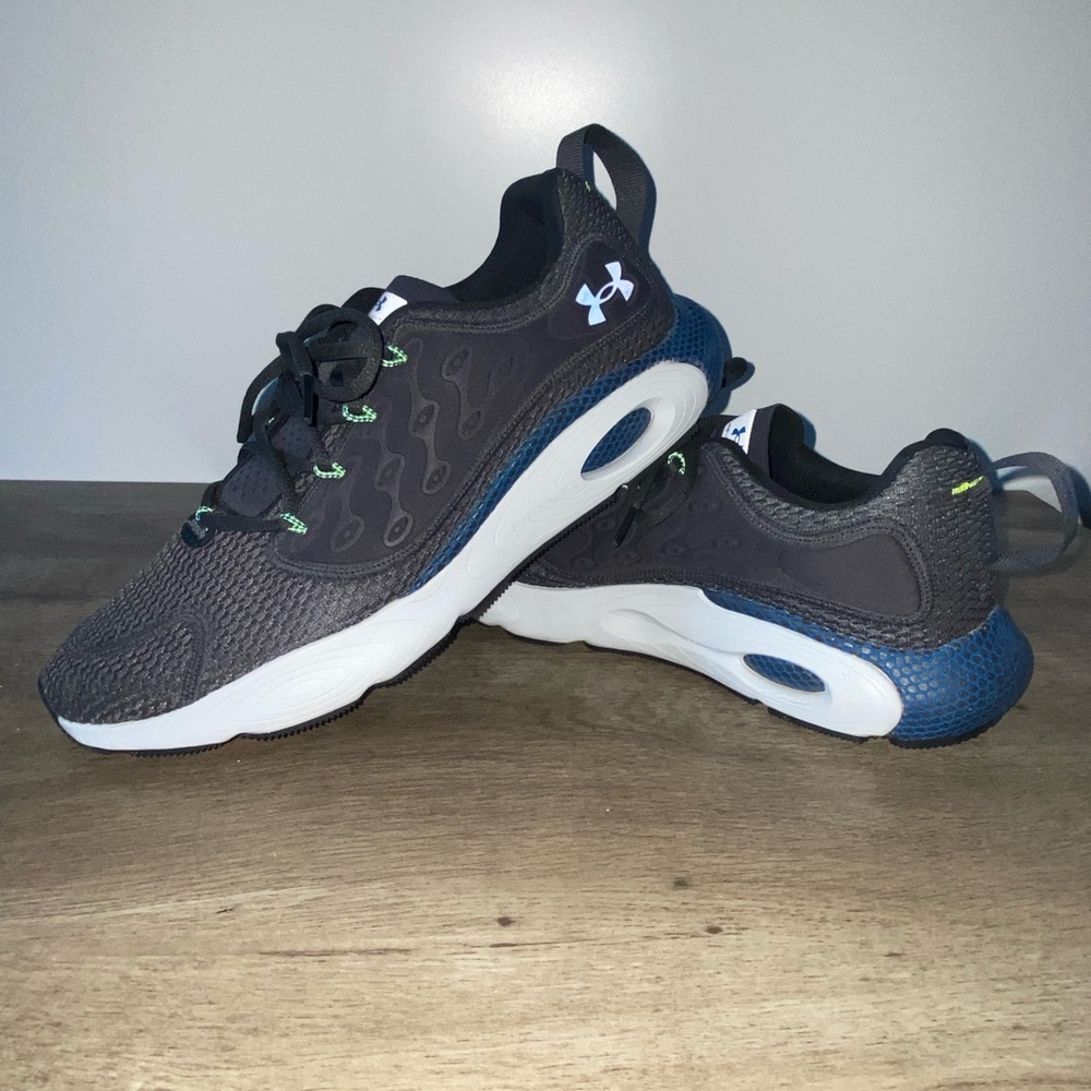 Under Armour Men’s UA HOVR Revenant Sportstyle Shoes Jet Gray/Blue Size 12